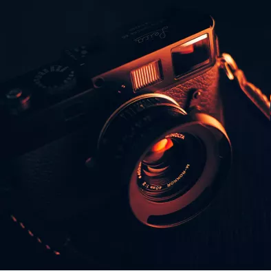 Appareil photo professionnel avec objectif